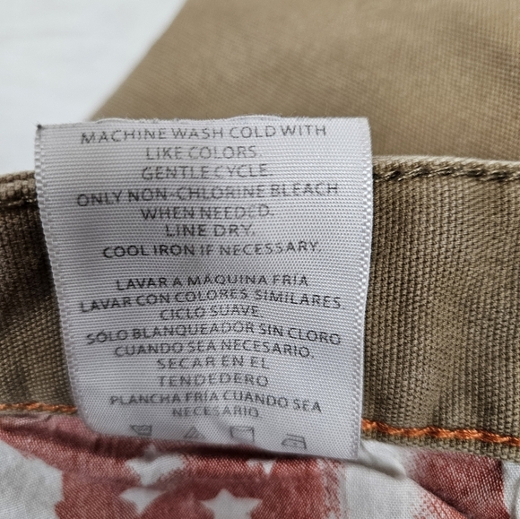 Weatherproof Vintage Tan Canvas Fleece Lined Pants Workwear Size 38x34‎ Men's H5 - Picture 7 of 12